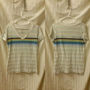 Striped Boyfriend Tee Mossimo Supply Co L
